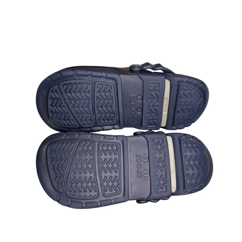 CROCS Repair navy sling back sandals - W8, M6